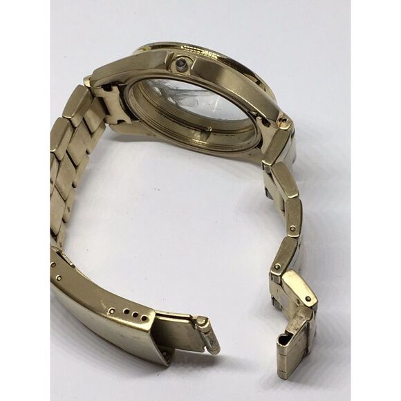 Authentic Fossil Watch Parts Links Case Band 18mm Stainless Steel Gold A673 - Picture 9 of 10